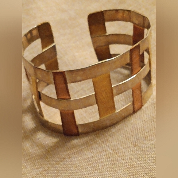 RLM Studios 925, Copper, Brass Signed Cuff Bracelet - Picture 1 of 7